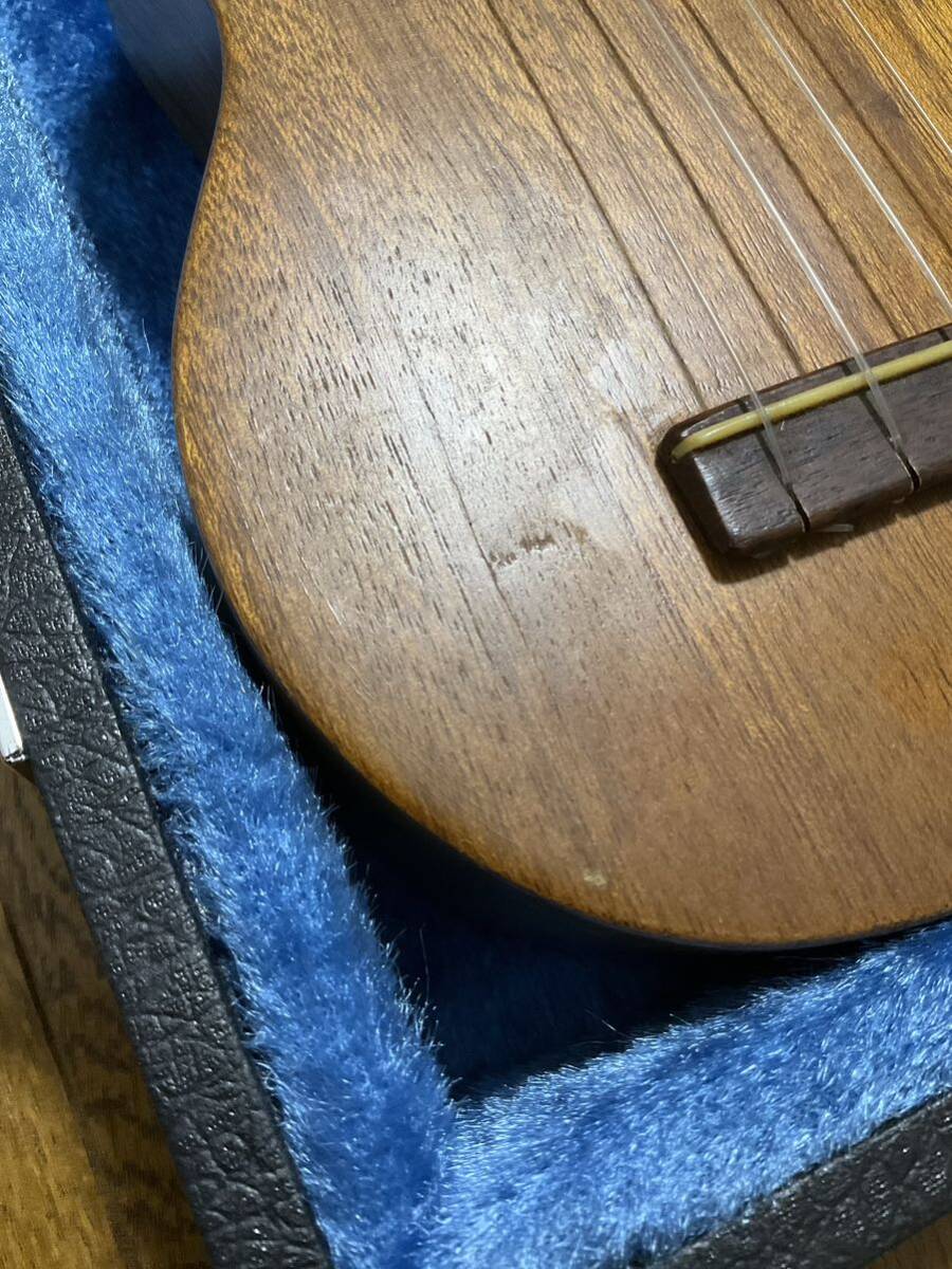 kamaka ukulele keiki ケイキ ソプラノウクレレ ゴールドラベル ソプラノサイズ Hawaiian Handmade ハードケース付き カマカ KK12？の画像9