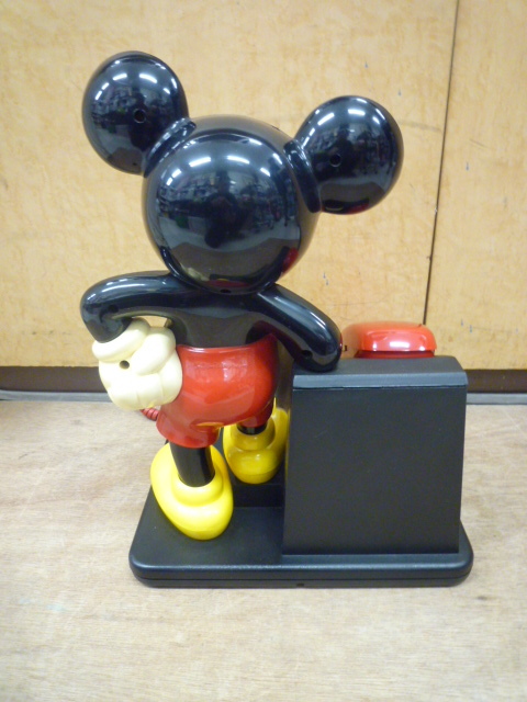 ビンテージ ミッキーマウス 電話機 動作確認済み ディズニー AT&Tの画像8