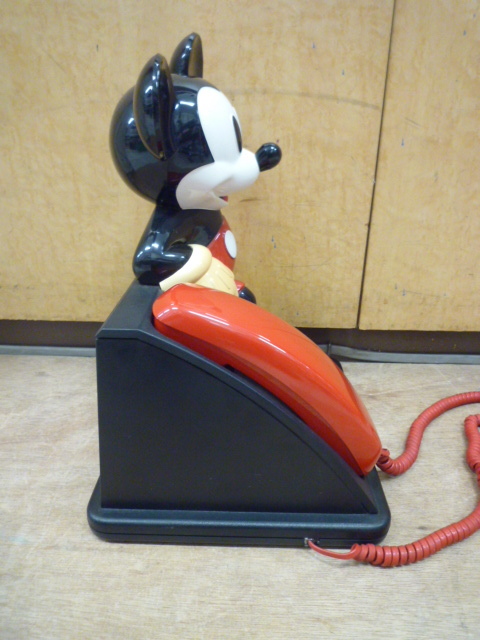 ビンテージ ミッキーマウス 電話機 動作確認済み ディズニー AT&Tの画像10