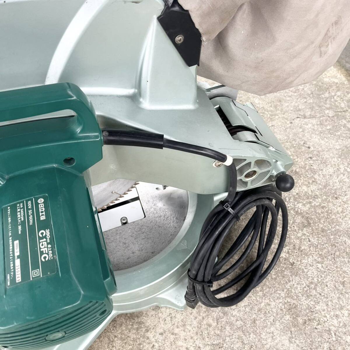 日立工機 380mm卓上丸のこ C15FC 本体 中古 マルノコ 送料無料 日立工機 380mm卓上丸のこ C15FC 本体 中古 マルノコ 送料無料