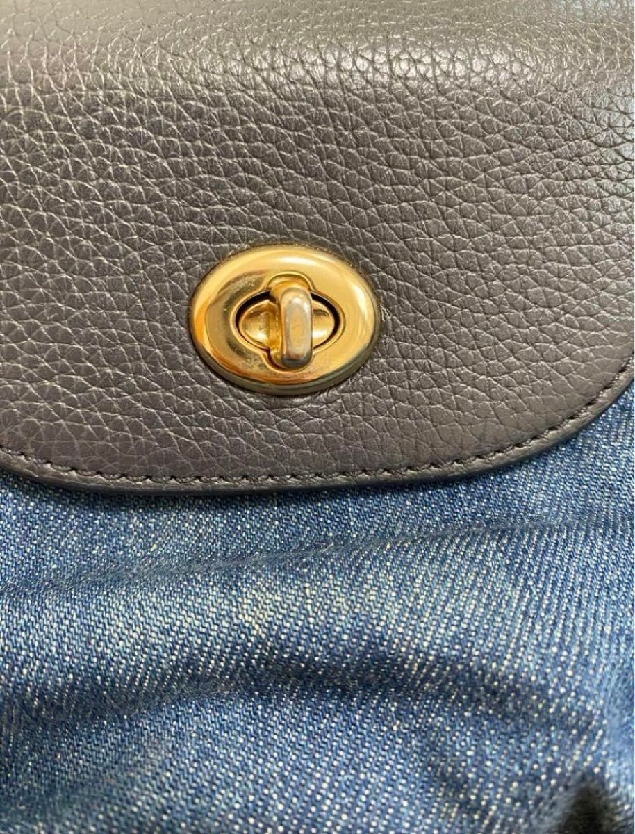 coach コーチ リュック デニム フローラル レザー バッグ バック coach コーチ リュック デニム フローラル レザー バッグ バック