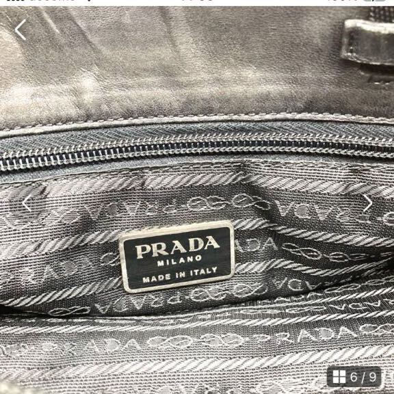 PRADA プラダ ナイロン ショルダー バッグ肩掛け の画像7