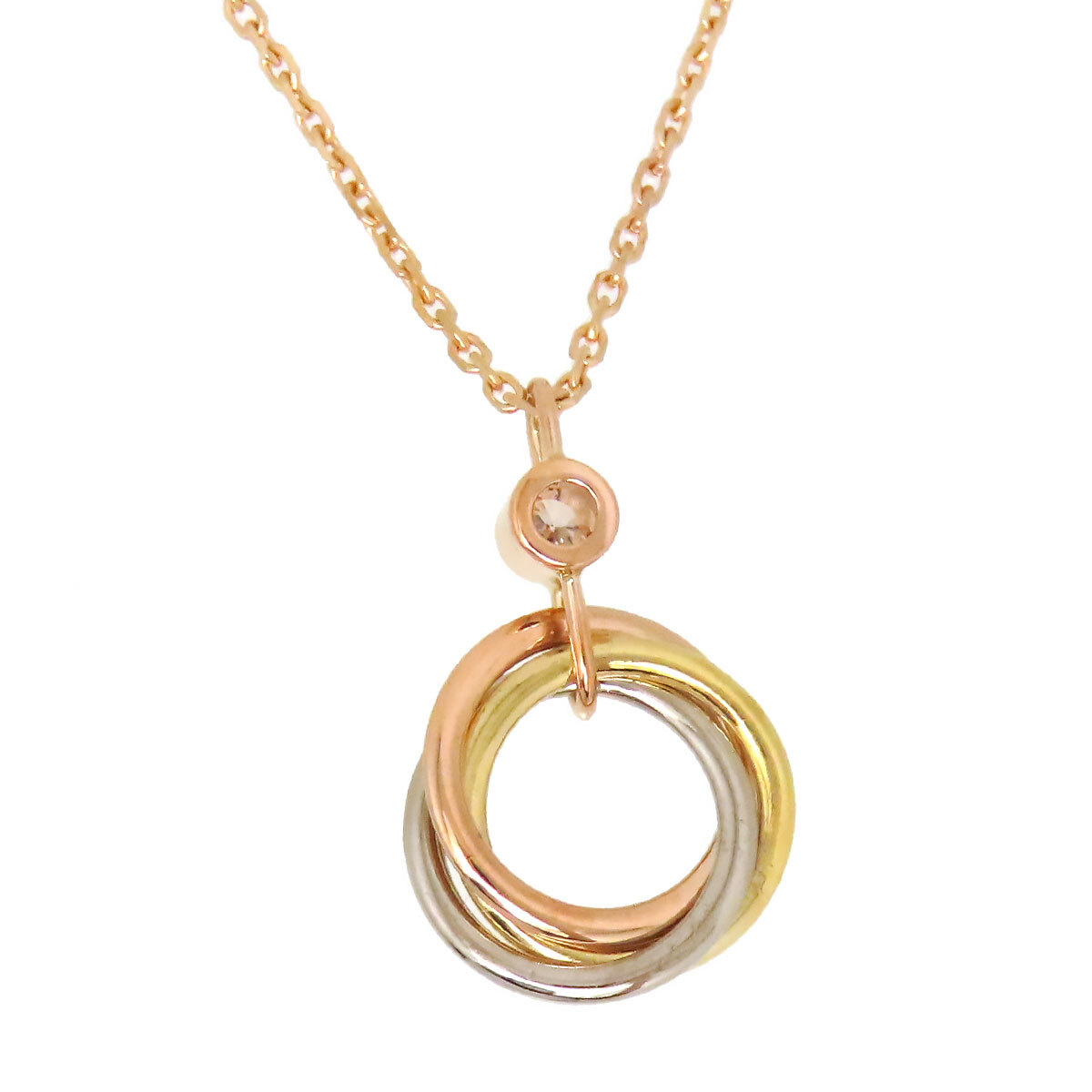  Cartier toliniti necklace diamond B7223500 Au750 (K18YG K18WG K18PG) lady's CARTIER [ beautiful goods ] used [ jewelry ]