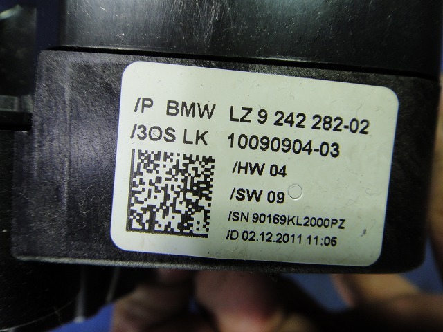 BMW 116i 120i [F20] 1A16 等 スパイラル コンビネーション スイッチ ワイパー ウィンカー 品番 9242282 [9157]