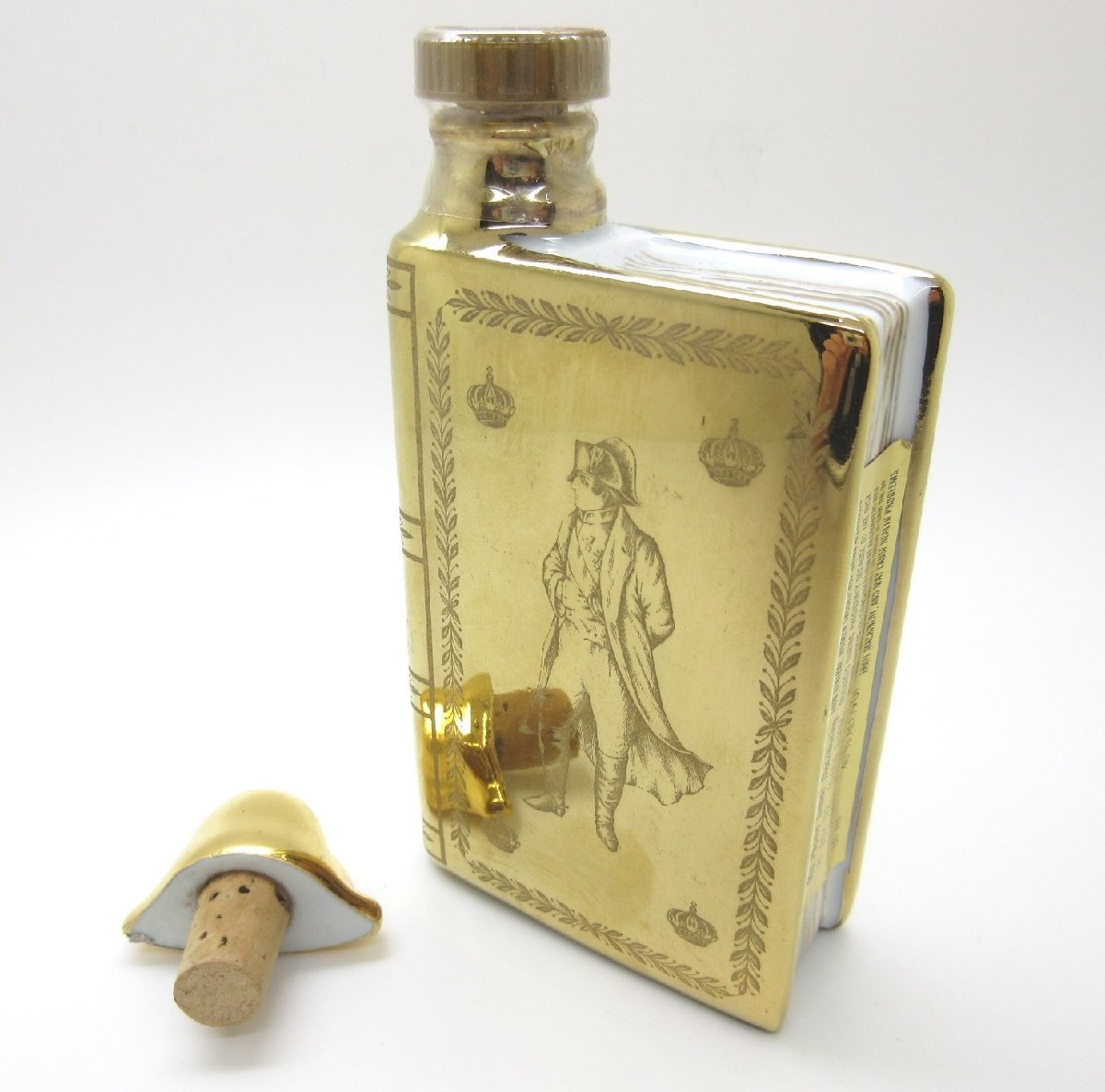 ★CAMUS カミュ ナポレオン コニャック ブックタイプ ミニボトル ２２K Gold ５０ｍｌ 未開栓の画像1