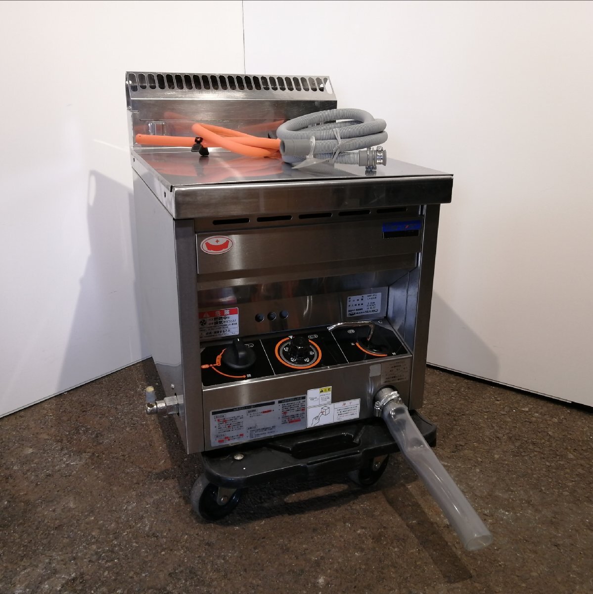 マルゼン■MGF-12TJ LPガス ガスフライヤー 卓上フライヤー 12L 厨房機器 2019年製 業務用 プロパン 参考価格 ¥146,000 一槽式 小型_画像1