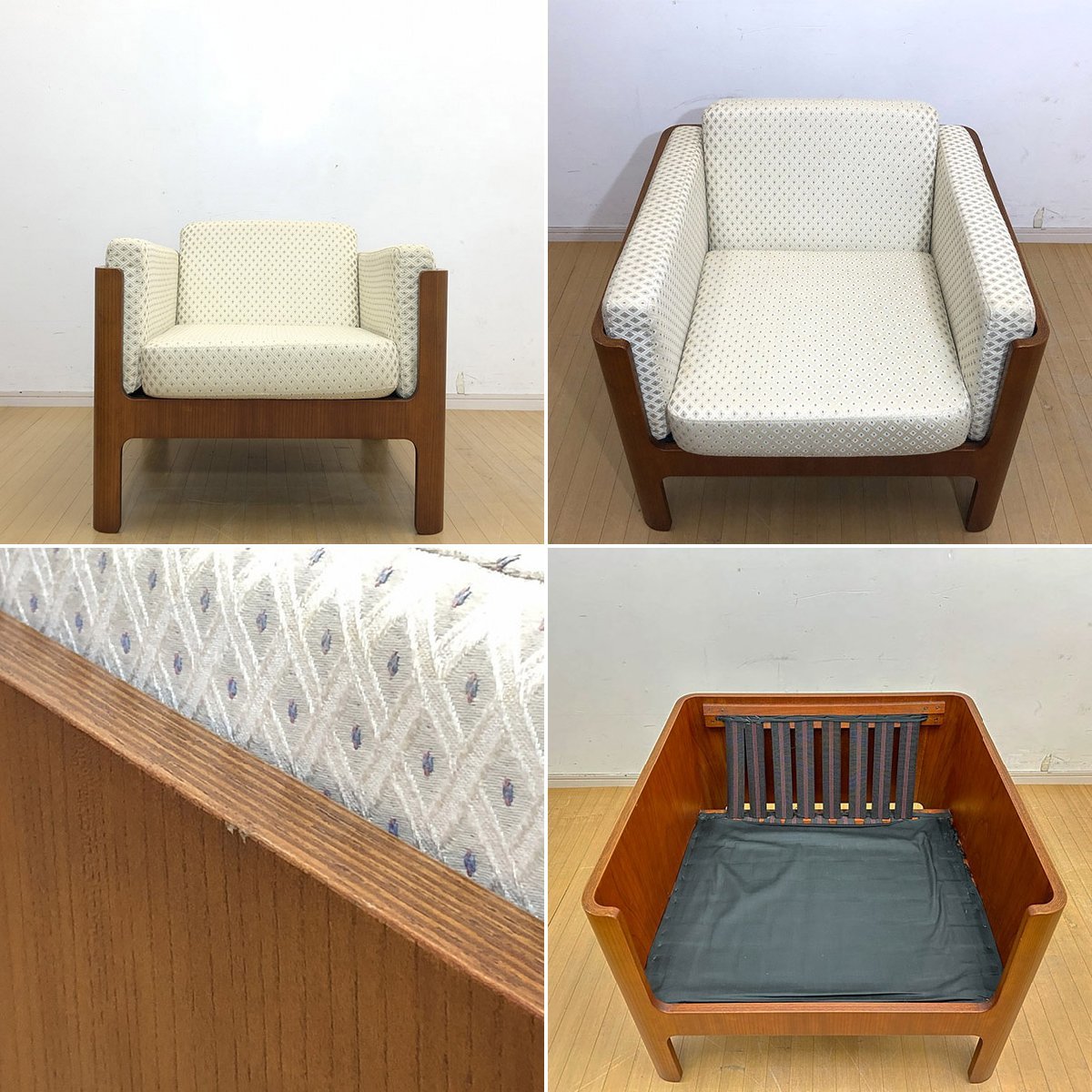  reception 5 point set *Tendo Tendo Mokko Haco cheeks pra i wood ...3 -seater sofa Easy chair ×2 side table runner table 