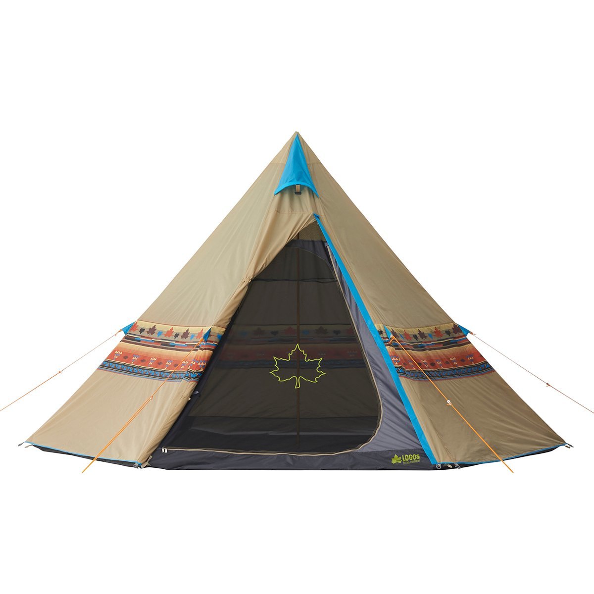 ■LOGOS ロゴス ナバホ Tepee 400 ワンポール テント キャンプ アウトドア 大型ティピーテント 4～5名用 レジャー BBQ フェス タープ_画像1