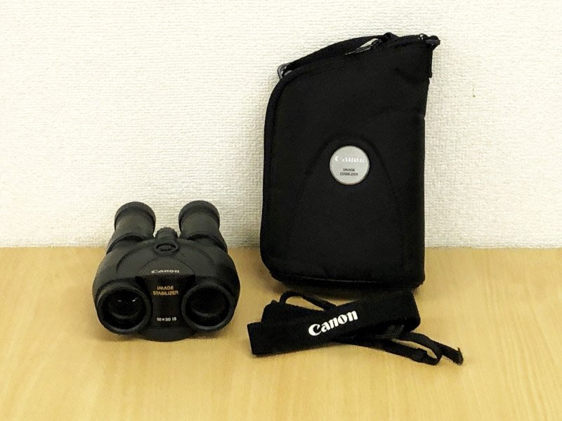 1円スタート□Canon キャノン BINOCULARS ビノキュラーズ 防振 双眼鏡 10×30 IS 倍率10倍 手ブレ補正機構搭載 動作確認済 オペラグラス_画像1