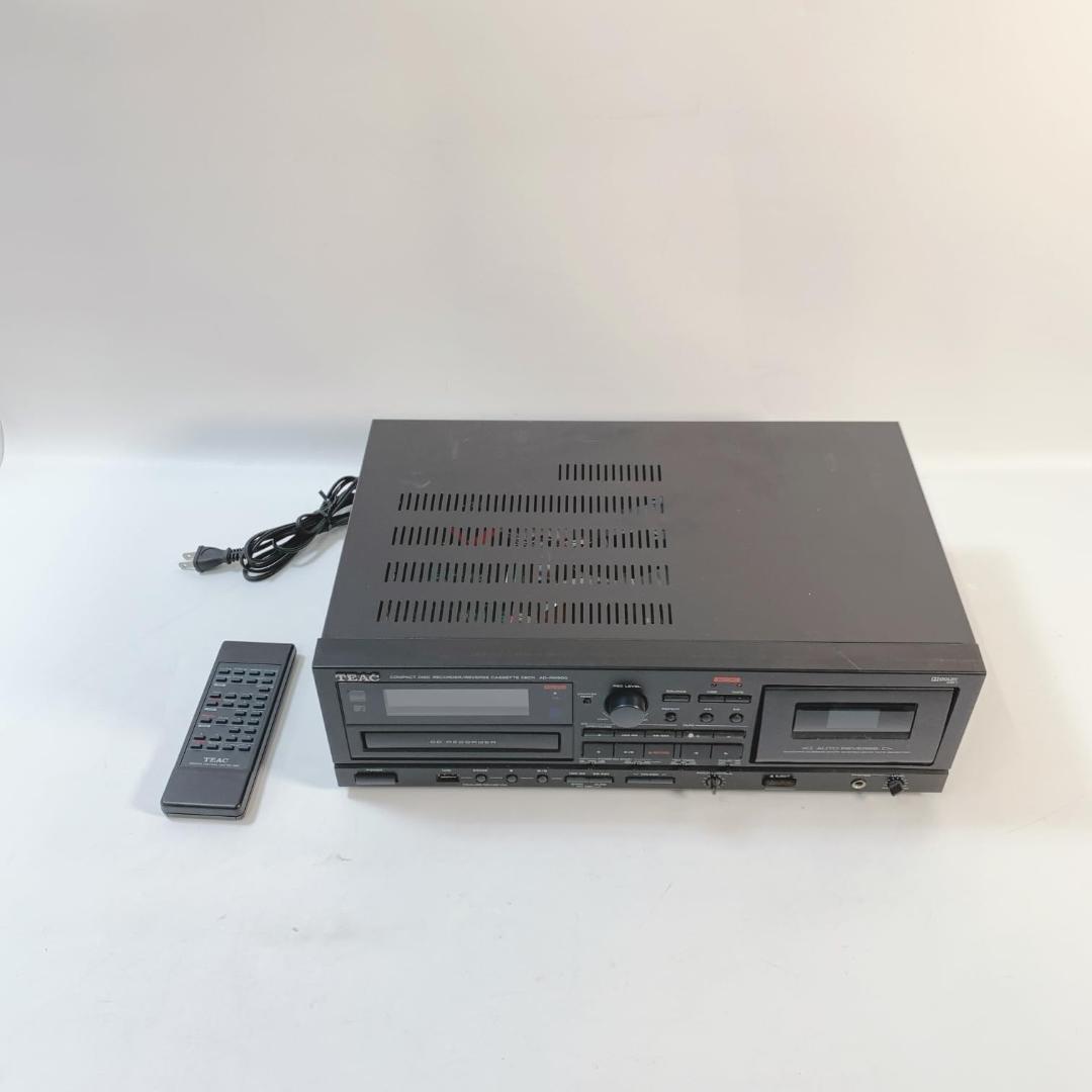 驚きの値段 (003914)TEAC CD/カセットレコーダー ブラック AD-RW900-B