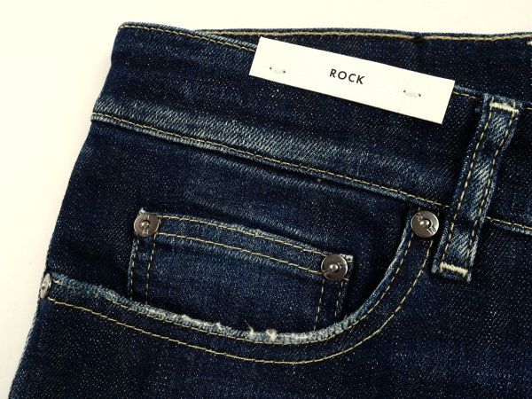 【新品未使用】PT Torino DENIM ピーティートリノ デニム◆PT05◆33◆ROCK◆インディゴ ブルー エイジング ストレッチ デニム パンツ