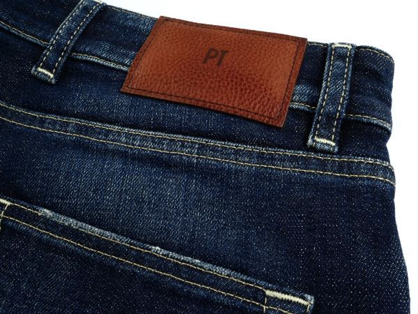 【新品未使用】PT Torino DENIM ピーティートリノ デニム◆PT05◆33◆ROCK◆インディゴ ブルー エイジング ストレッチ デニム パンツ