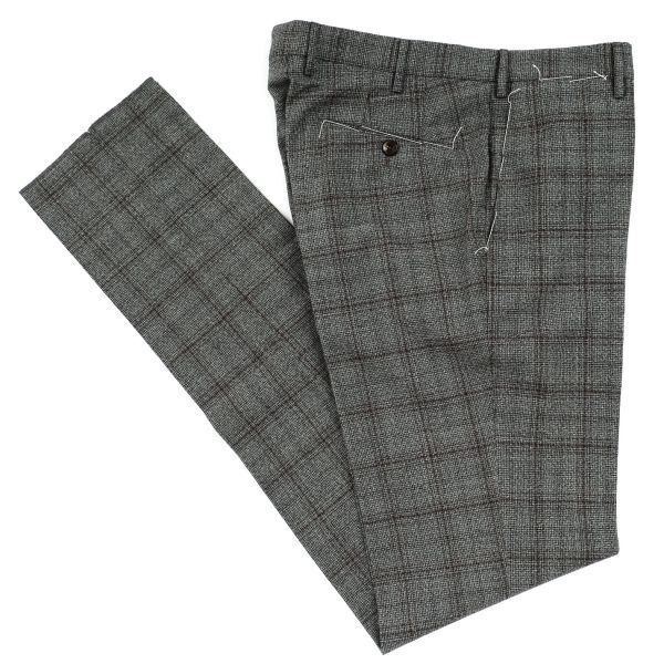 【新品未使用】PT Torino ピーティートリノ◆48◆BUSINESS/SLIM FIT◆春夏 Super100's グレー サマーウール スリム スラックス パンツ_画像1