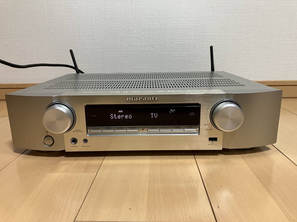 [ almost unused goods ] Marantz NR1711 slim design AV Surround receiver 