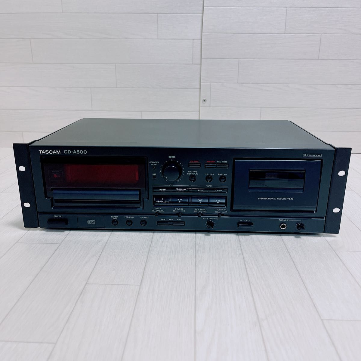 TASCAM タスカム TEAC CD-A500 業務用CDプレーヤー 良品_画像3