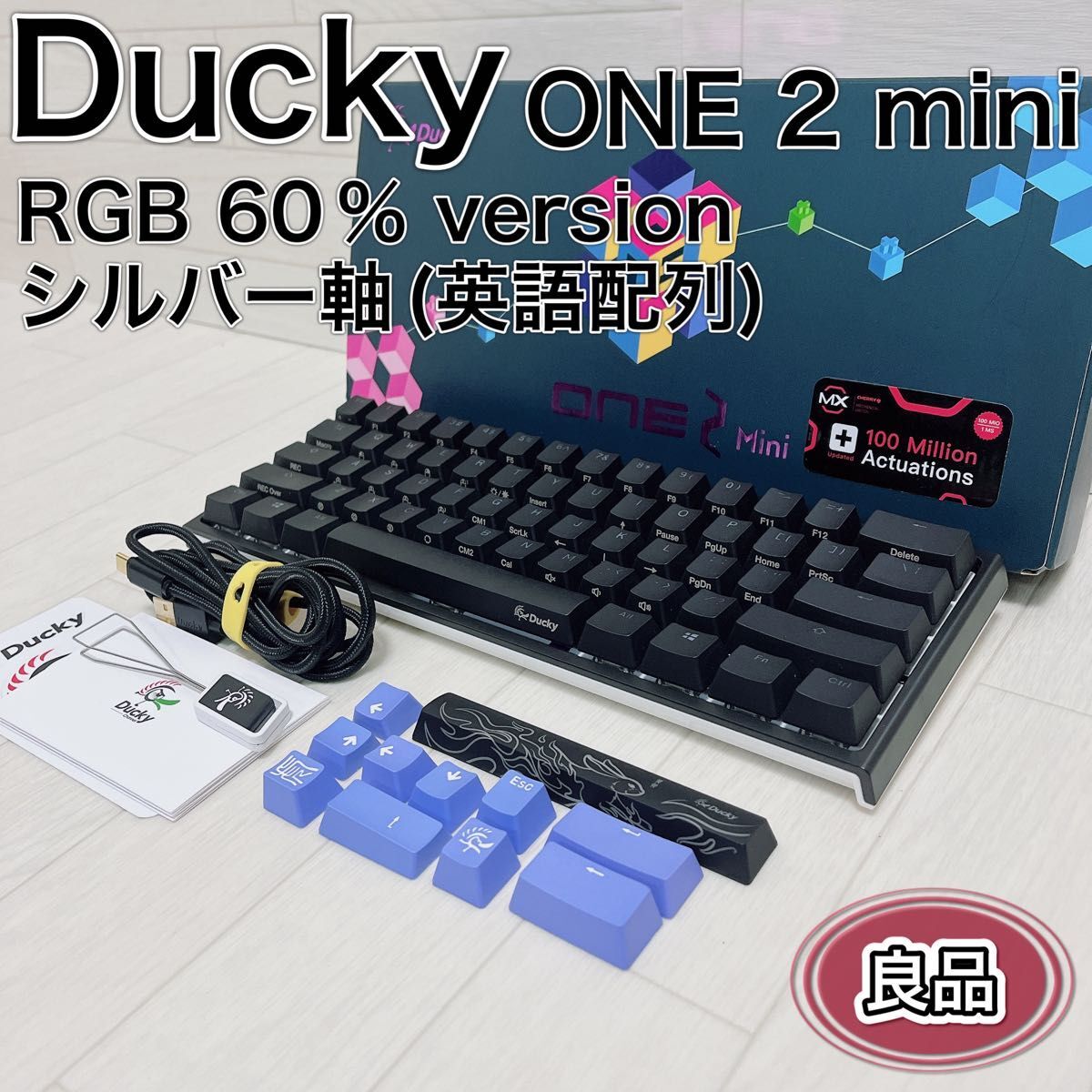 DUCKY ゲーミングキーボード One 2 Mini RGB 60％ 良品_画像1