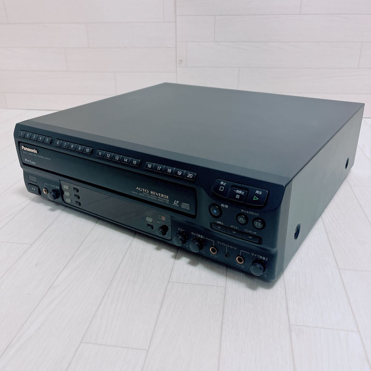 Panasonic LX-K770 レーザーディスクプレーヤー CDG付 希少の画像2