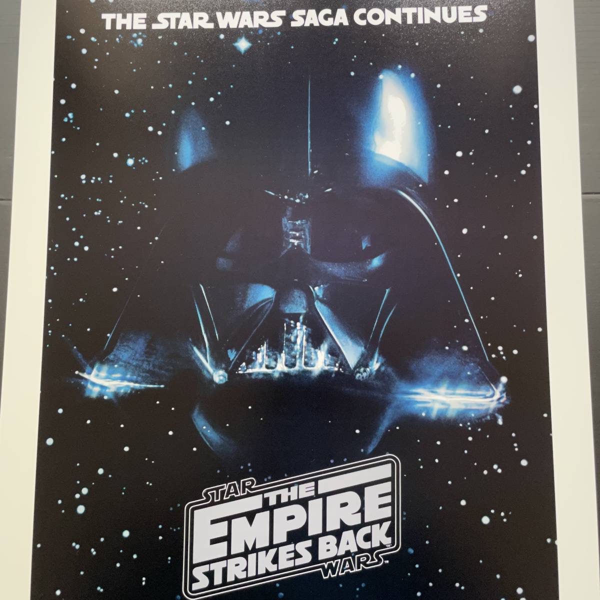 USアドバンス版ポスター『スター・ウォーズ エピソード5/帝国の逆襲』（Star Wars: Episode V The Empire Strikes Back）★ダースベイダー_画像2