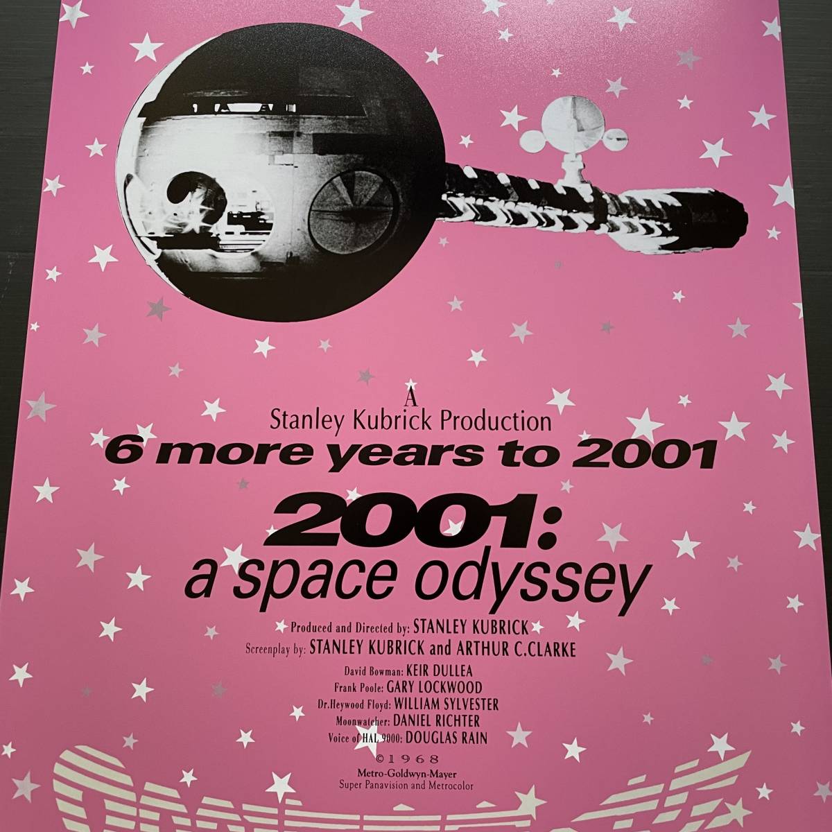 新品ポスター『2001年宇宙の旅』（2001: A Space Odyssey）1995年リバイバル上映時日本版デザイン★スタンリー・キューブリック_画像8