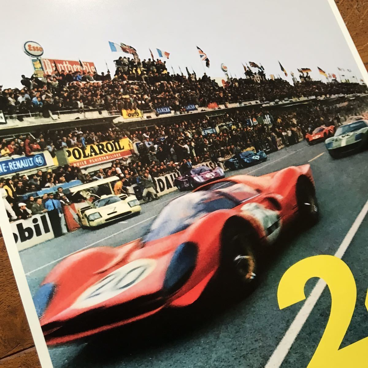 ポスター★1968年 ル・マン24時間レース★24 Heures du Mans/ユノディエール/ポルシェ/フェラーリvsフォードの画像4