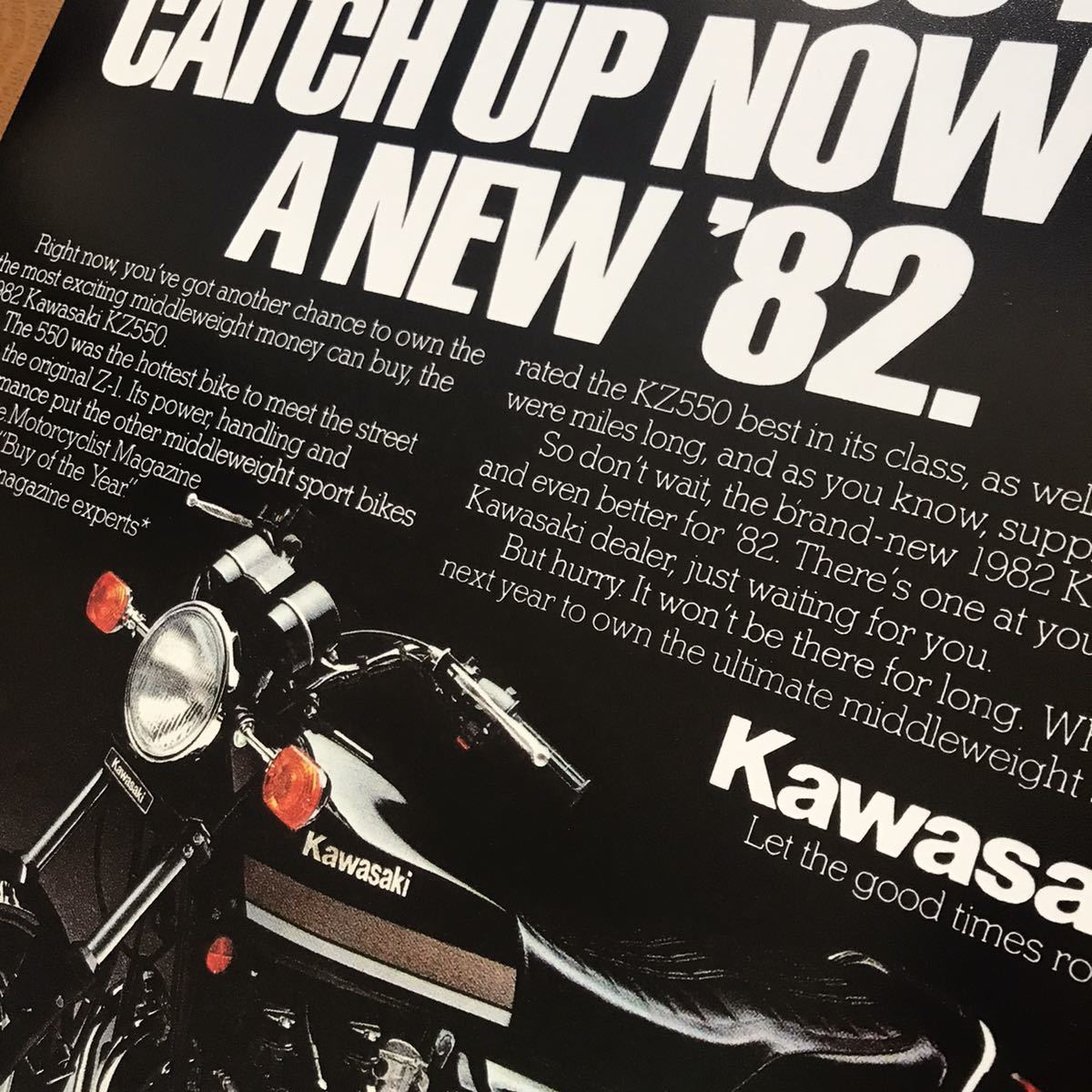 ポスター★1982 カワサキ Z550/KZ550★1982 Kawasaki Z550/Z400FXの画像4