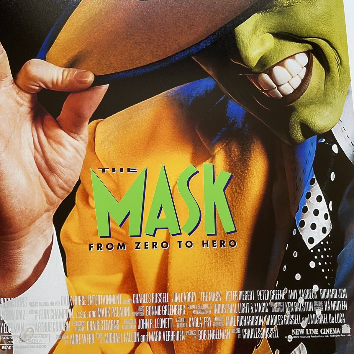 海外版新品ポスター『マスク』（The Mask）★ジム・キャリー/キャメロン・ディアスの画像3
