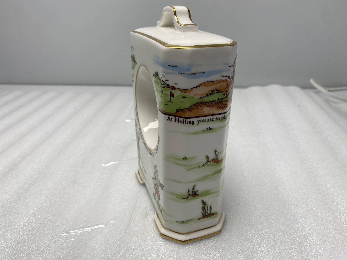 ★ROYAL DOULTON ロイヤルドルトン★ARCHIVES 陶器製 置時計 アンティーク【中古/現状品/動作未確認】_画像4