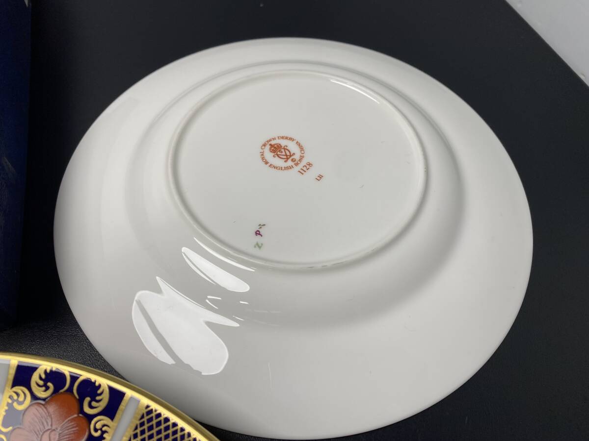 ★ROYAL CROWN DERBY ロイヤルクラウンダービー★プレート 3枚セット 大皿 中皿 【中古/現状品】の画像4