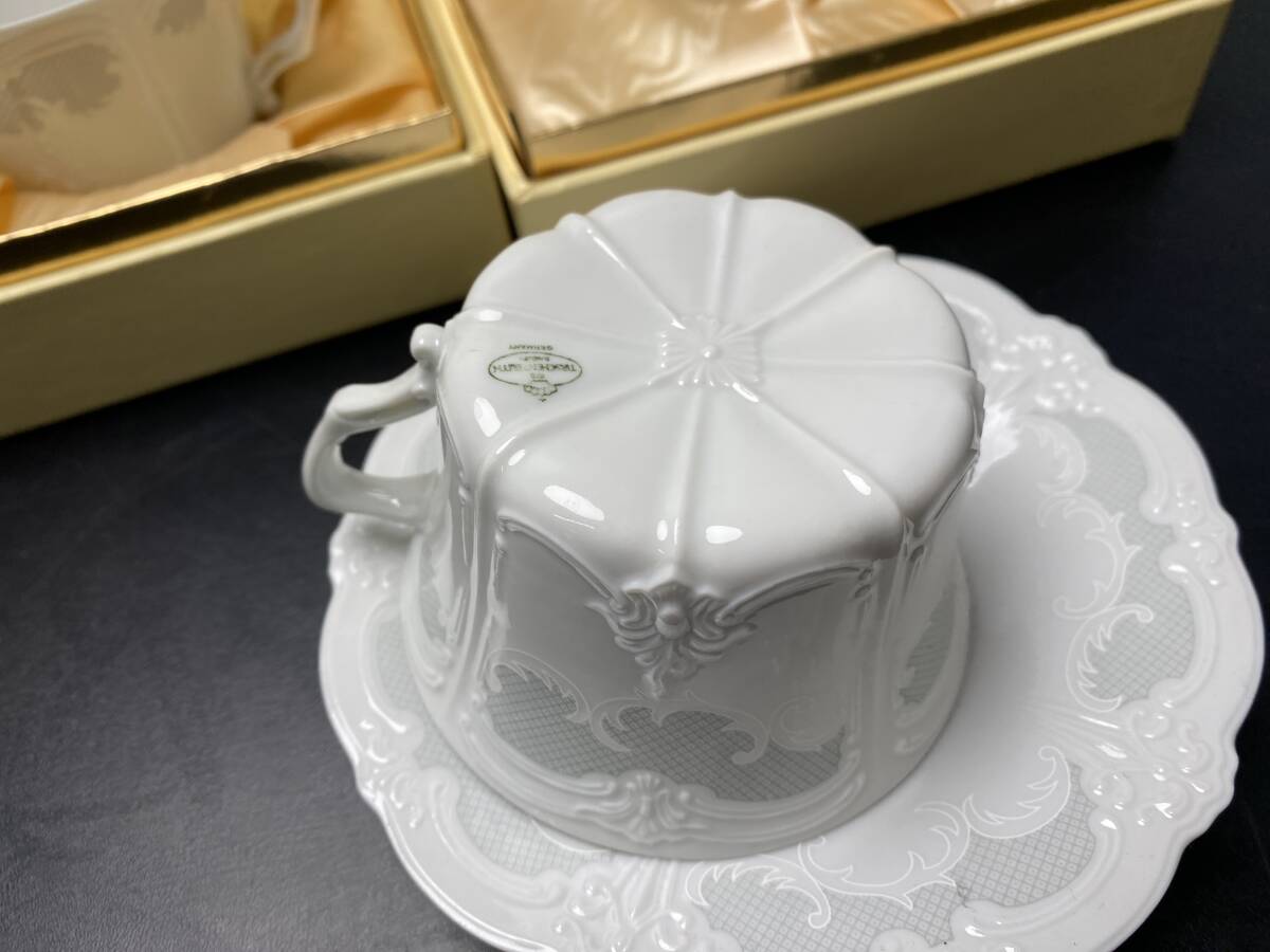 ★TIRSCHENREUTH ティルシェンロイト★カップ＆ソーサー 3客セット 茶器 ドイツ製【中古/現状品】_画像5