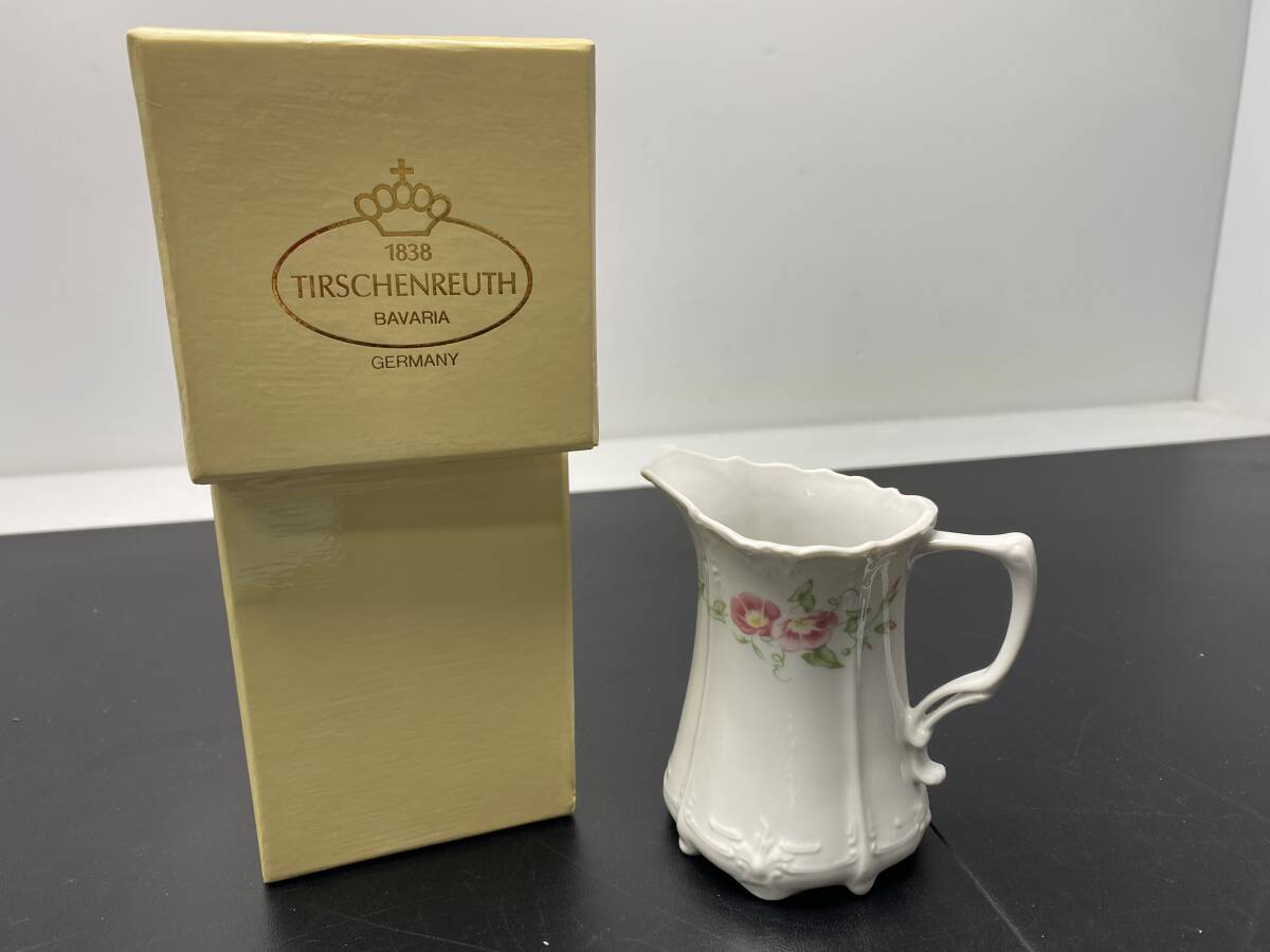 ★TIRSCHENREUTH ティルシェンロイト★花柄 クリーマー 容器 茶器 ドイツ製【中古/現状品】_画像1