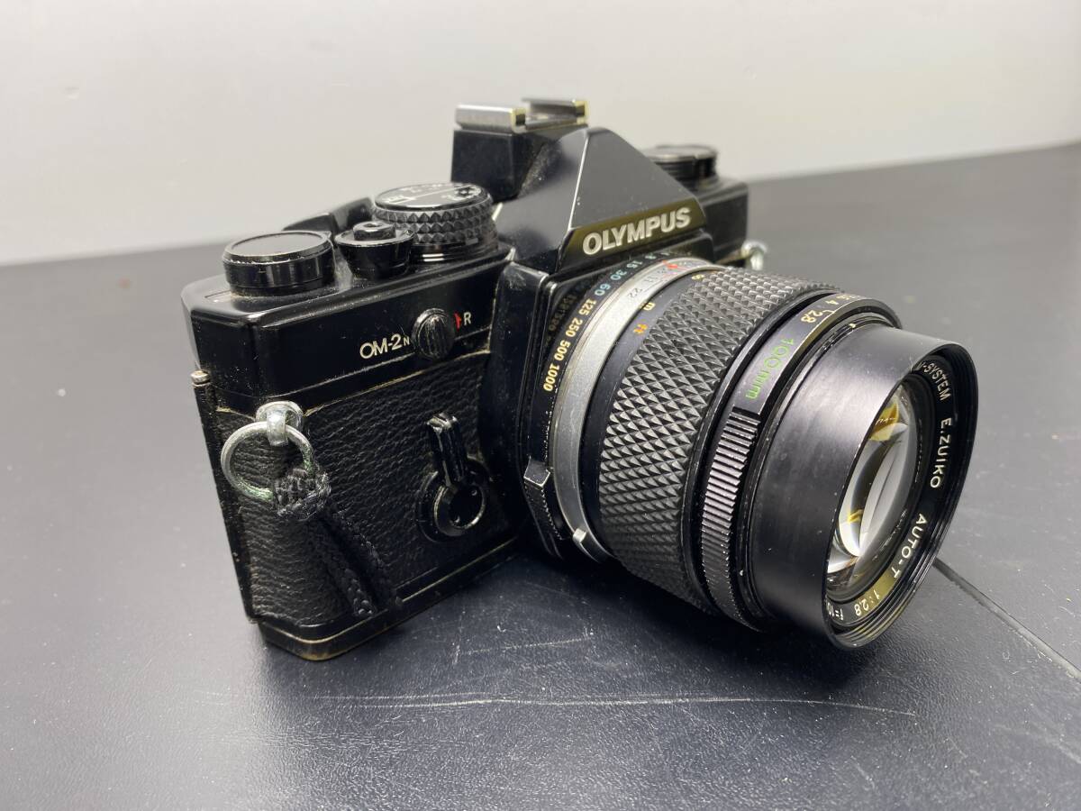 ★OLYMPUS オリンパス★OM-2N 一眼レフ フィルムカメラ 1：2.8 f＝100mm【中古/現状品/動作未確認ジャンク】_画像4