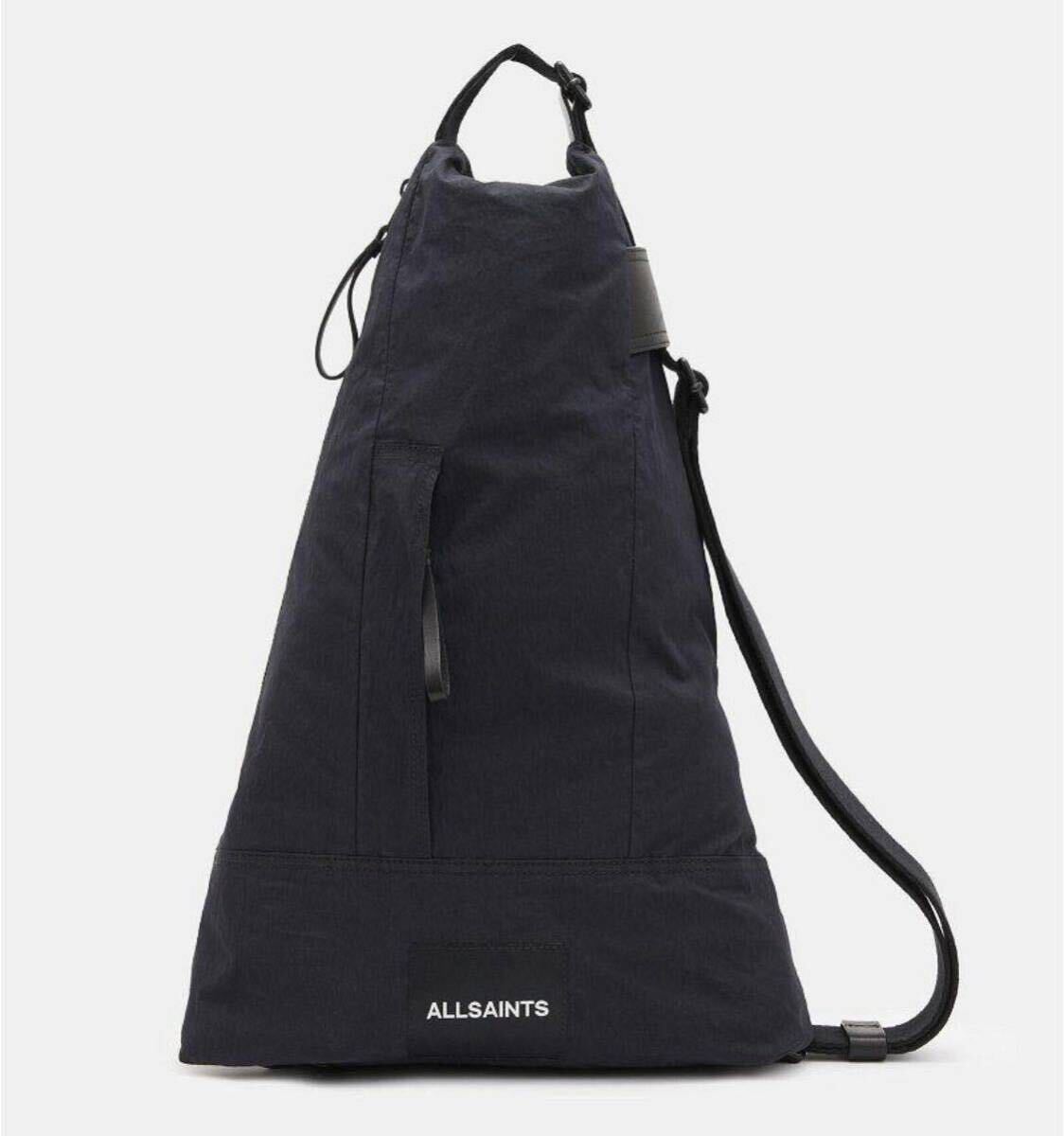 オールセインツ ショルダーバッグ Allsaints Hiro Black Sling Bag DECADE NILosの画像3