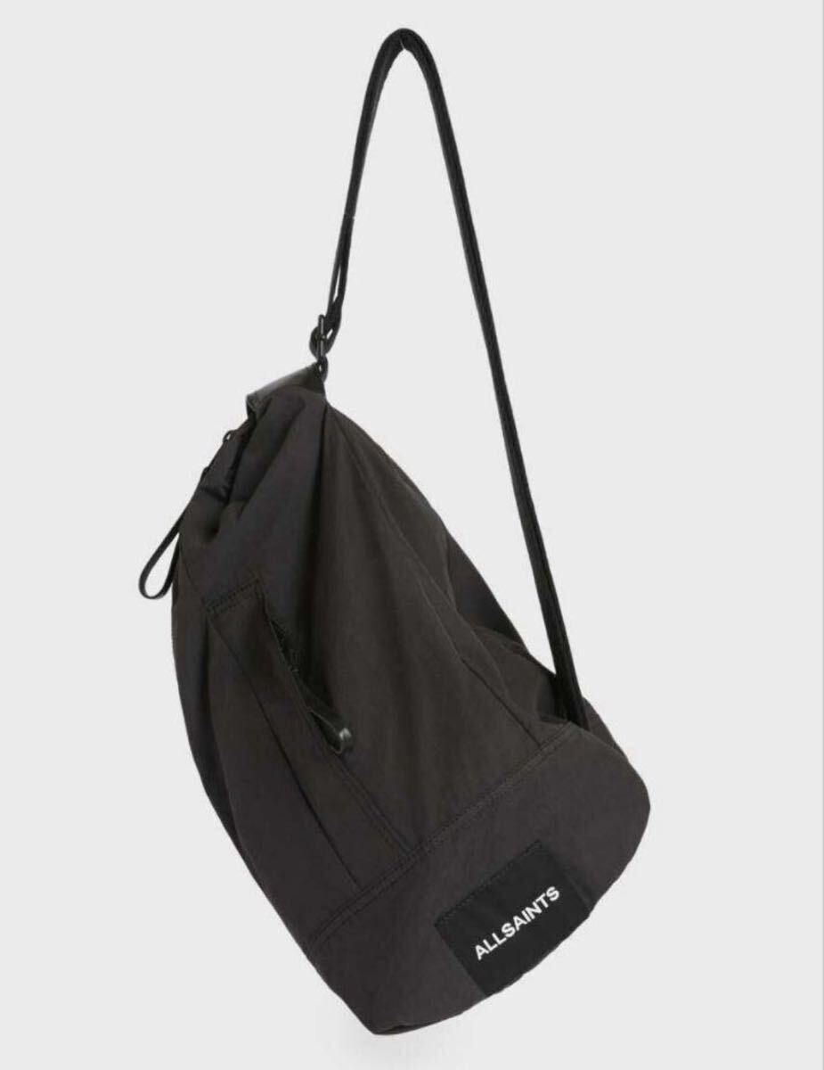 オールセインツ ショルダーバッグ Allsaints Hiro Black Sling Bag DECADE NILosの画像1