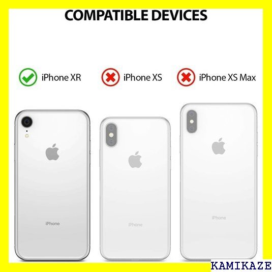 ☆送料無料 iPhone XR ケース 対応 Ringke Fus 吸収耐衝撃カバー Qi 充電 対応 Clear/クリア 95