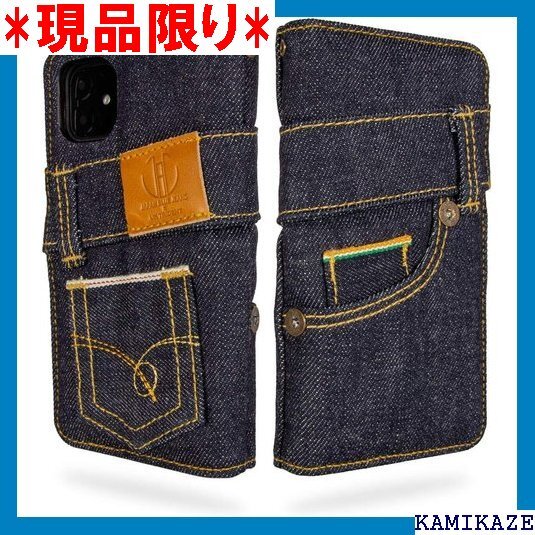 UK Trident 岡山デニム iPhone 11 ド収納 おしゃれ iPhone11 ケース 6.1インチ 667