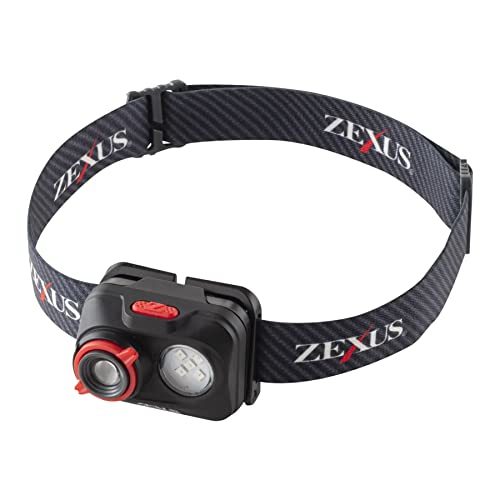 ZEXUS(ゼクサス) LEDライト ZX-195 [最大400ルーメン メインLED点灯時間:最大37時間 白/赤色]_画像1