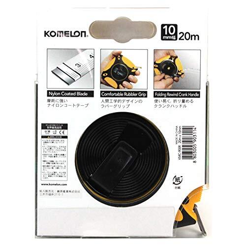 Komelon コメロン 鋼製巻尺 グリッパー テープ幅10mm 20M KMC-900R_画像4