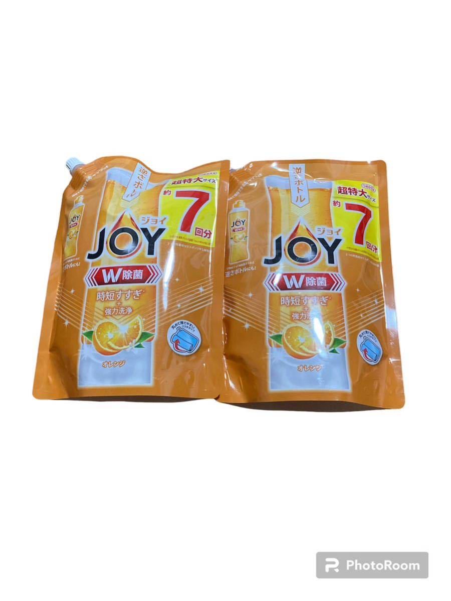 JOY ジョイ　食器洗剤　詰め替え用 特大サイズ　910ml×2袋_画像1
