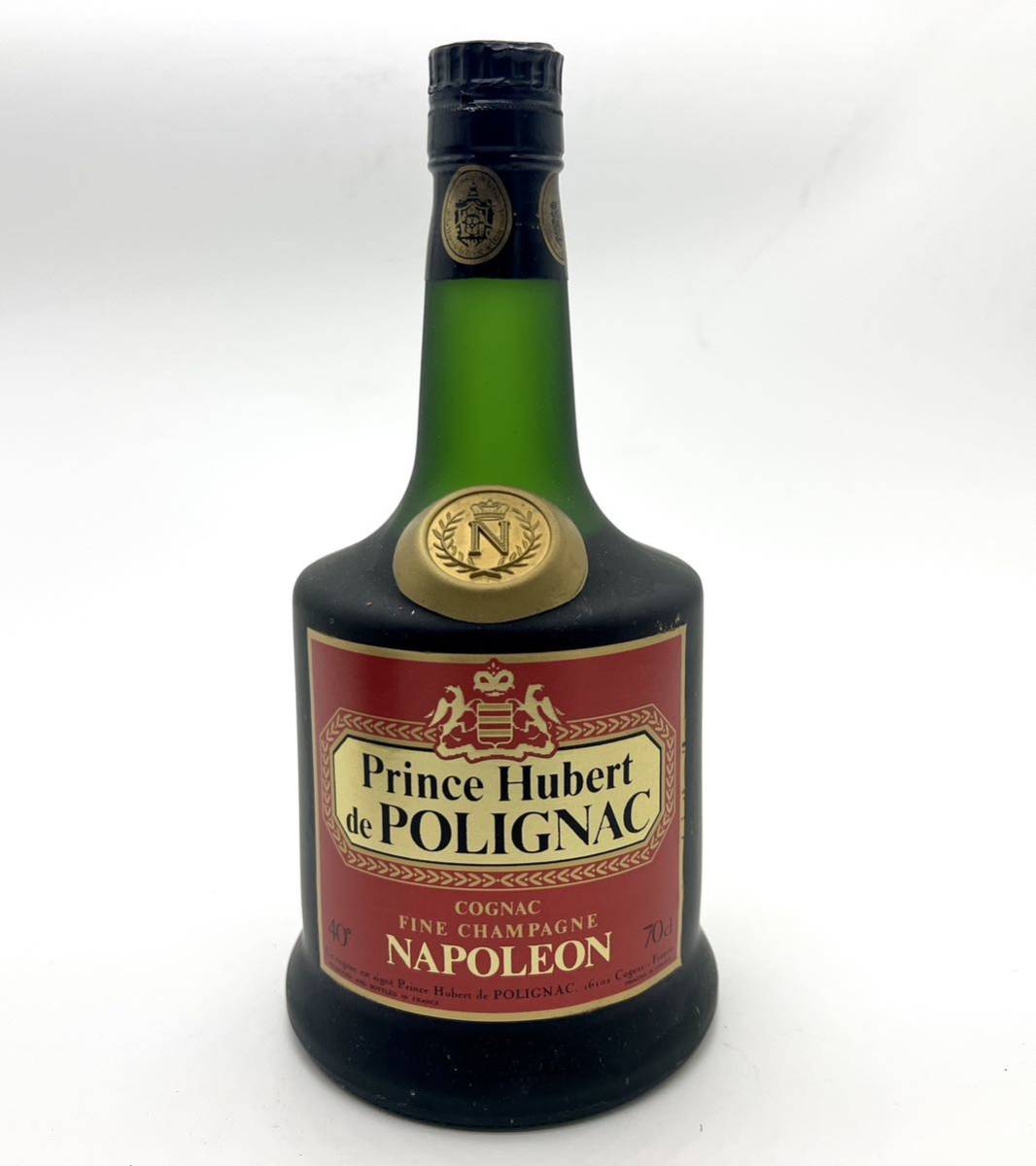 未開栓 古酒 箱付き PrinceHubert de POLIGNAC COGNAC プリンスユーベル ポリニャック ナポレオン ファインシャンパーニュ 700ml_画像2