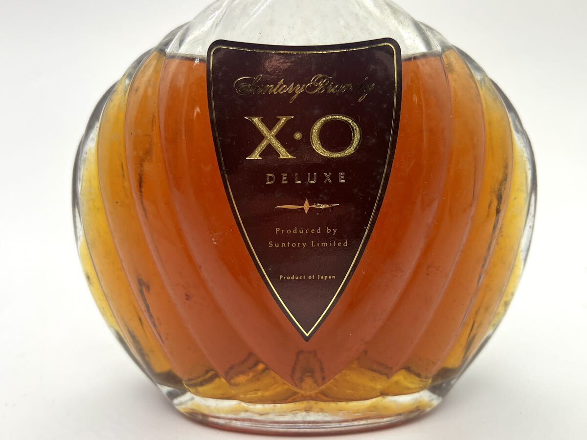 未開栓 古酒 箱付き SUNTORY サントリーBRANDY X.O DELUXE/ブランデー X.O デラックス 700ml 40% ブランデー_画像4