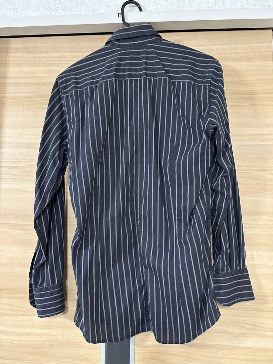  Dolce and Gabbana stripe shirt black white 