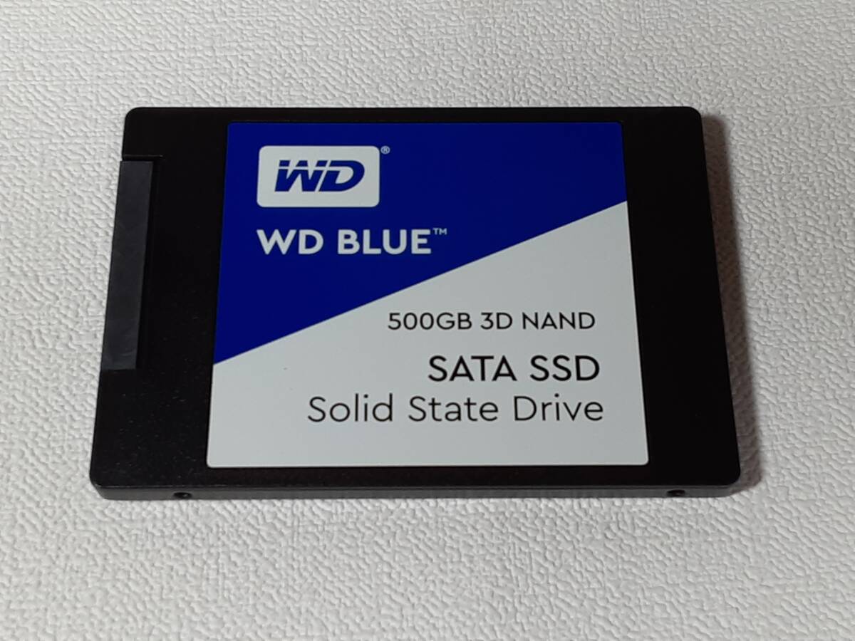 WD BLUE SSD 500GB SATA 2.5 動作確認済み管理番号:m5583
