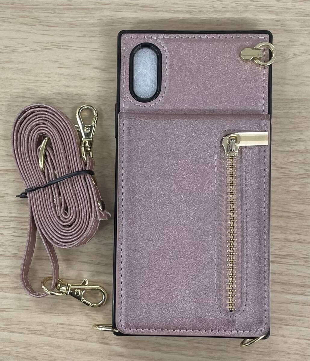 *Cavor neck .. shoulder case pink / iPhoneX,Xs for 