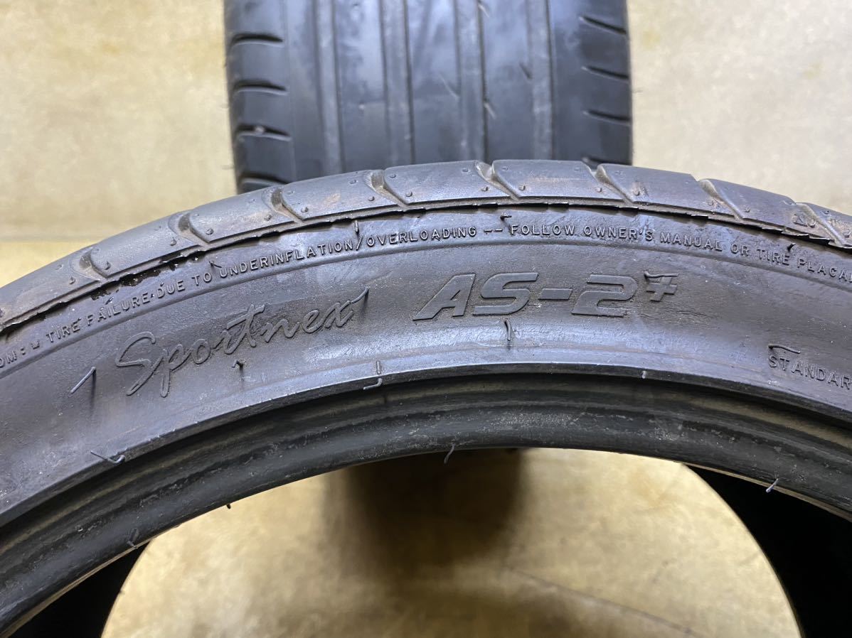 275/35ZR18（99Y）NANKANG Sport rex AS-2+ 中古2本 2020年製 275/35R18_画像7