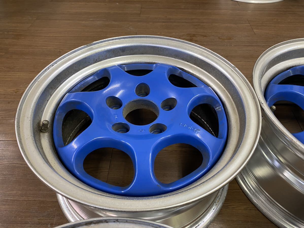 LIGIER リジェ 深リム15インチ　7JJ/+40 7.5JJ/+28 PCD 114.3/5H 中古4本　前後セット　旧車等_画像4