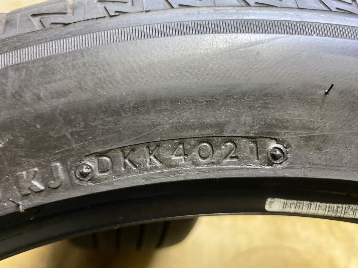 245/45R20（99Y）ブリヂストン TURANZA T005A ランフラット中古2本 2021/22年製 バリ山 245/45/20_画像9