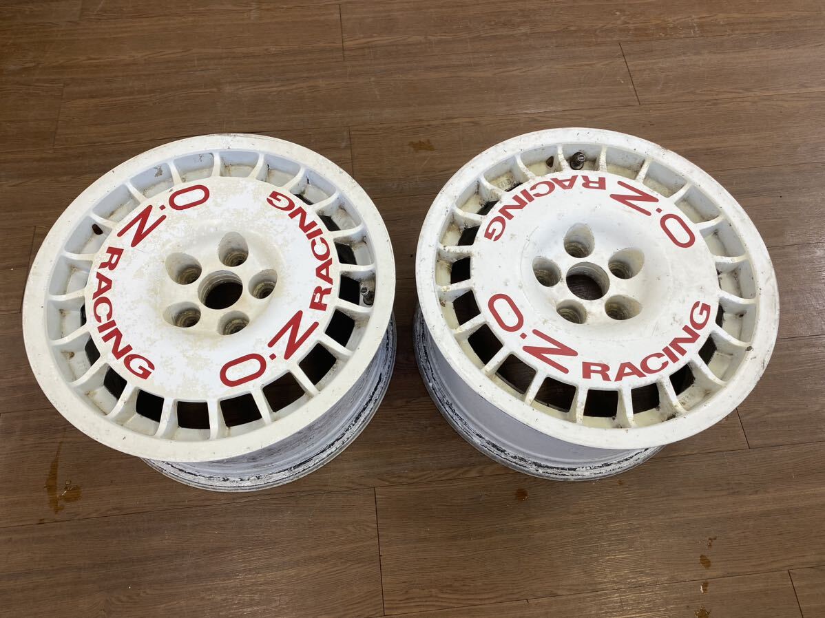 レア 当時物 ラリー RALLY OZ Racing Ruote O.Z レーシング 15インチ 15X7.0J +30 PCD100/5H 中古2本の画像1