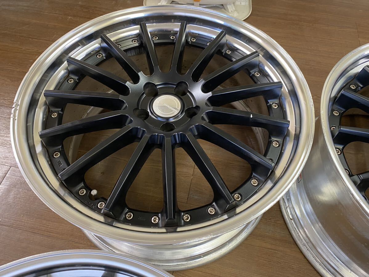 WORK gnosis GR1 SR 21インチ 10.5J/+45 9J /+33 PCD112 5穴 ワーク グノーシス 中古4本 AMG ベンツSクラスの画像5