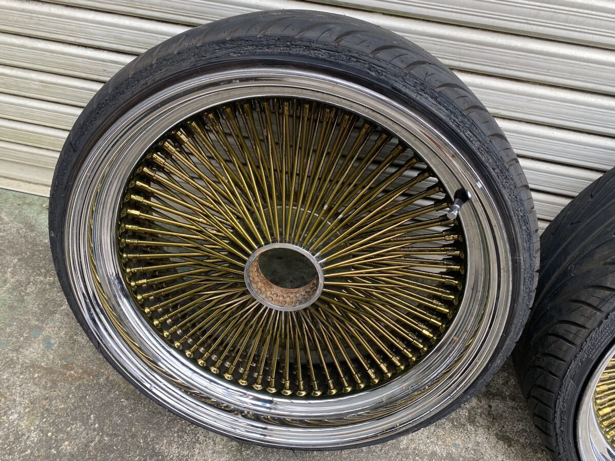 深リム ワイヤーホイール 20インチ 8J 中古2本 メーカーサイズ 深リム ワイヤーホイール 20インチ 8J 中古2本 メーカーサイズ