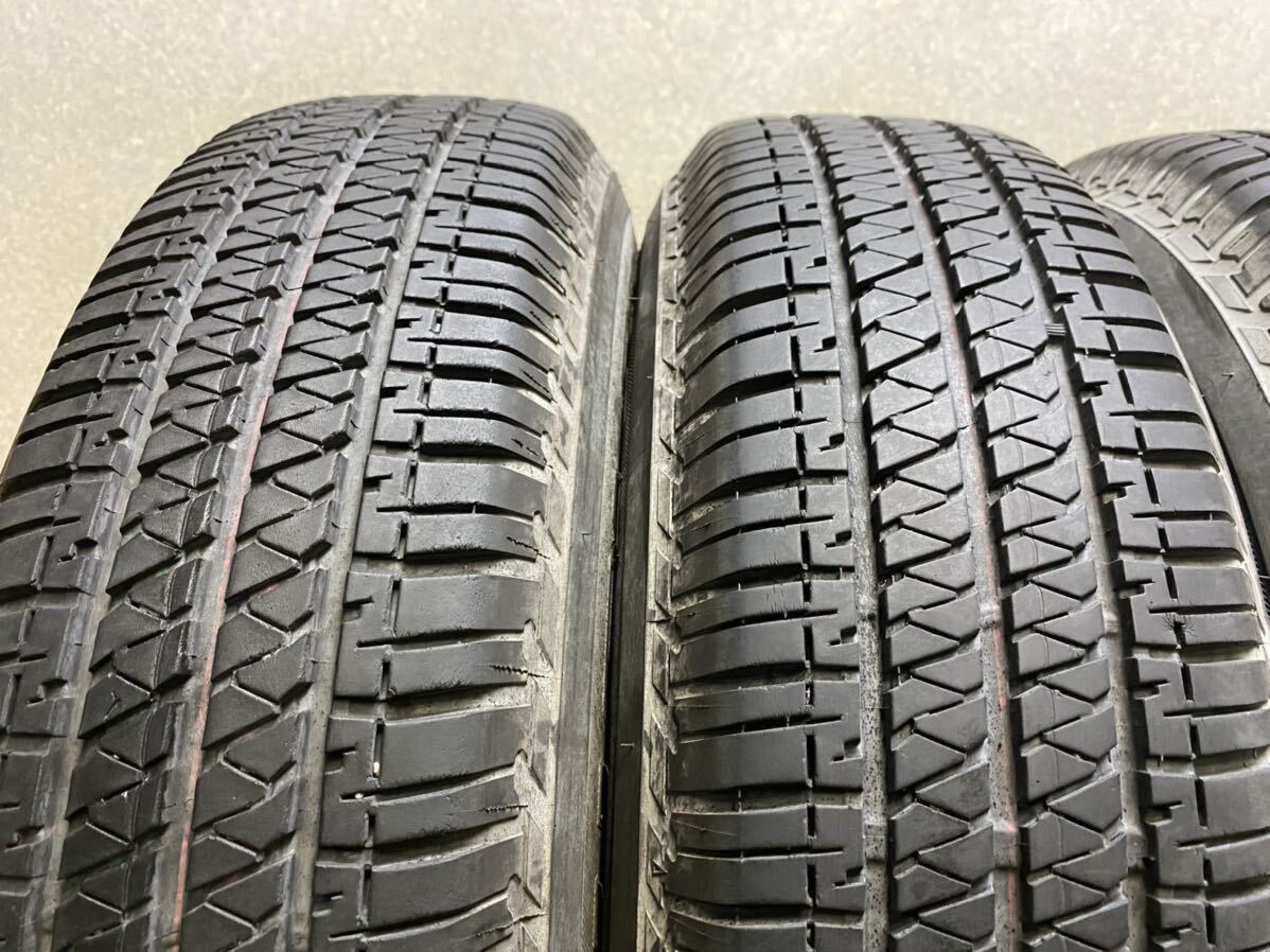 ジムニー 15インチ 社外品 15X5.5J +5 PCD 139.7/5H 195/80R15（96S）ブリヂストン DUELER H/T 684II 中古4本 2020年製 バリ山 195/80/15_画像8